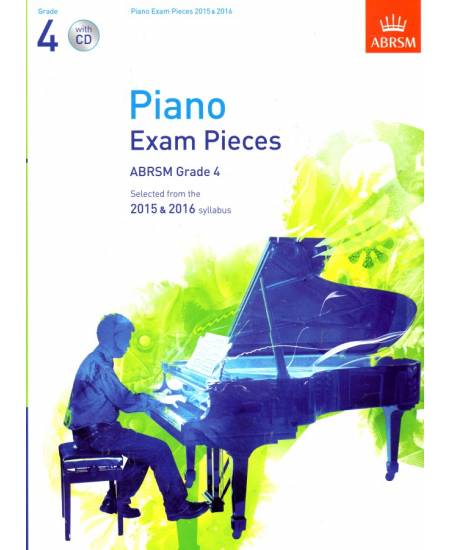 2015-2016 鋼琴考試指定曲 第4級含CD