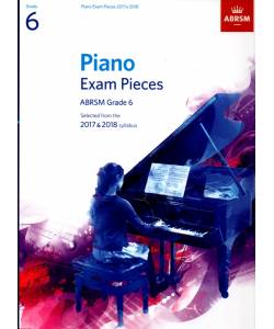 2017-2018 鋼琴考試指定曲 第6級