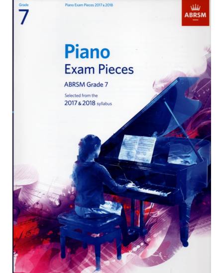 2017-2018 鋼琴考試指定曲 第7級
