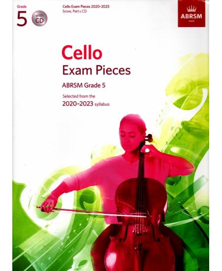 2020-2023 大提琴考曲 第5級含CD