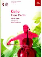2020-2023 大提琴考曲 第3級含CD