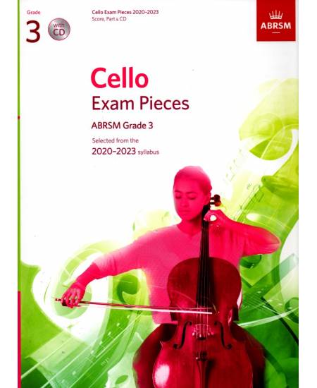 2020-2023 大提琴考曲 第3級含CD