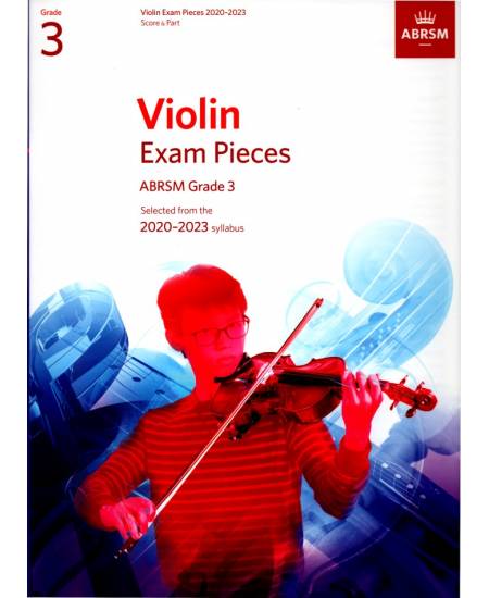 2020-2023 小提琴考試指定曲 第3級