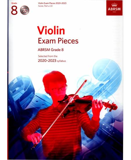 2020-2023 小提琴考試指定曲 第8級含CD