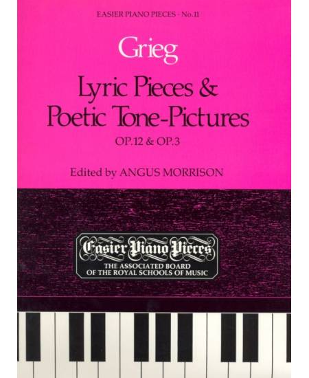 鋼琴簡易小品系列-11.Grieg  Lyric Pieces & Poetic Tone-Pictures OP.12 & OP.3