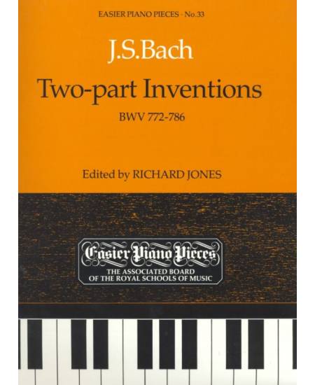 鋼琴簡易小品系列-33.J.S.Bach  Two-part Inventions BWV 772-786