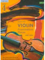 2001-2004小提琴考曲 第4級part only