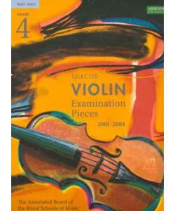 2001-2004小提琴考曲 第4級part only
