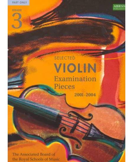 2001-2004小提琴考曲 第3級part only