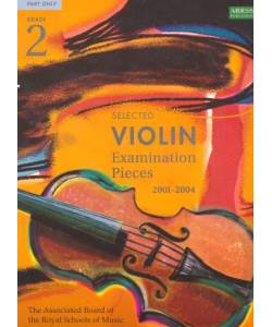 2001-2004小提琴考曲 第2級part only