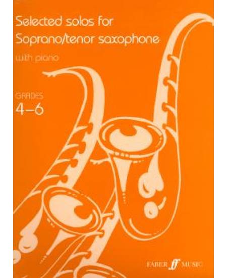 Selected solos for Soprano/tenor Saxophone Grade 4-6