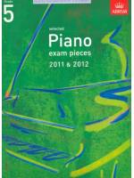 2011-2012鋼琴考試指定曲  第5級