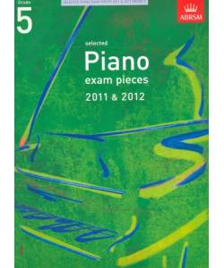 2011-2012鋼琴考試指定曲  第5級