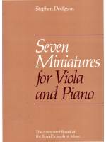 Seven Miniatures for Viola and Piano