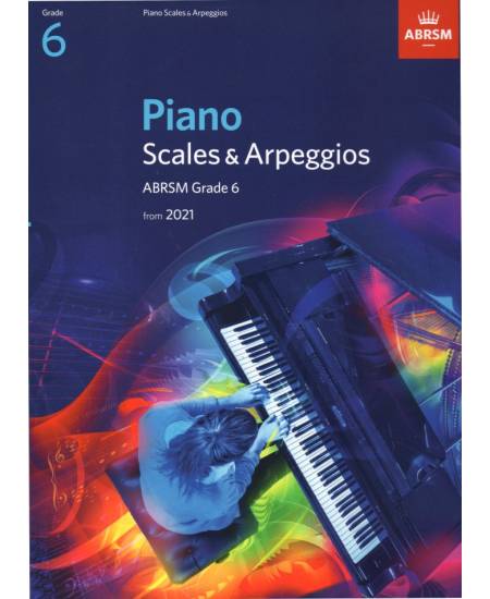 鋼琴音階範例(2021年起) 第6級
