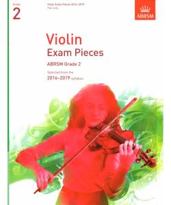 2016-2019小提琴考曲(無伴奏) 第2級