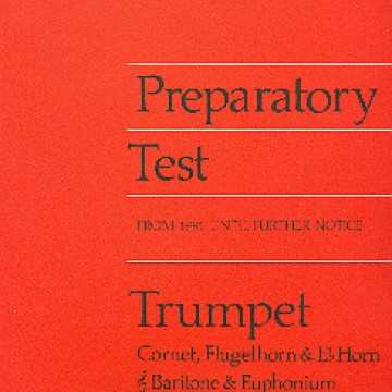小號預備級(Prep Test)
