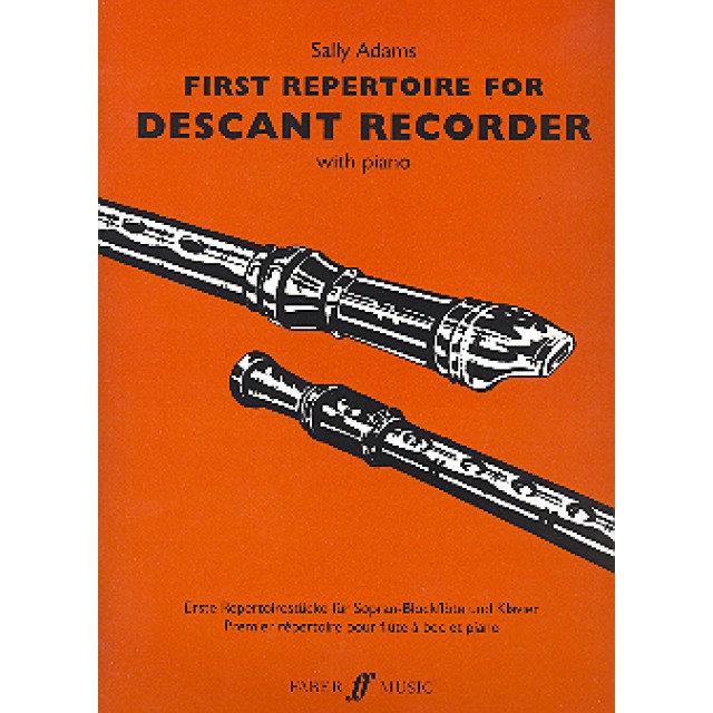 First Repertoire for Descant Recorder with Piano