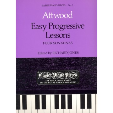 鋼琴簡易小品系列-1.Attwood  Easy Progressive Lessons Four Sonatinas