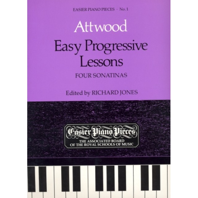 鋼琴簡易小品系列-1.Attwood  Easy Progressive Lessons Four Sonatinas