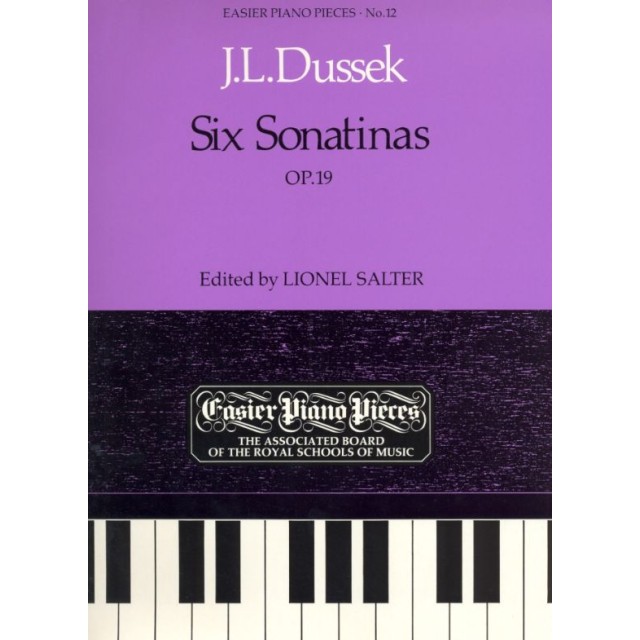 鋼琴簡易小品系列-12.J.L.Dussek  Six Sonatinas OP.19