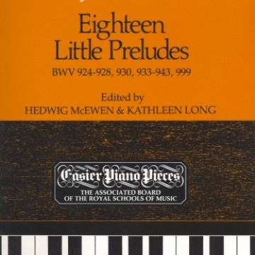 鋼琴簡易小品系列-18.J.S.Bach  Eighteen Little Preludes BWV 924-928,930,933-943,999