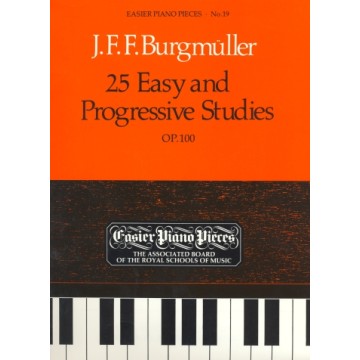 鋼琴簡易小品系列-19.J.F.F.Burgmueller  25 Easy and Progressive Studies OP.100