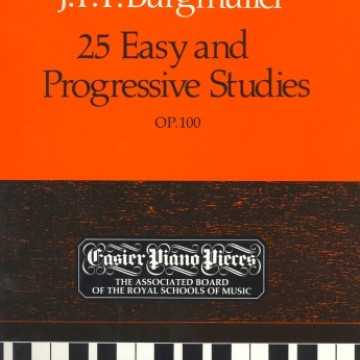 鋼琴簡易小品系列-19.J.F.F.Burgmueller  25 Easy and Progressive Studies OP.100