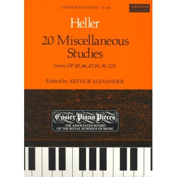 鋼琴簡易小品系列-40.Heller  20 Miscellaneous Studies from OP.45,46,47,81,90,125