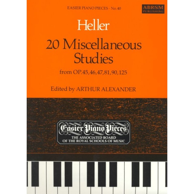 鋼琴簡易小品系列-40.Heller  20 Miscellaneous Studies from OP.45,46,47,81,90,125
