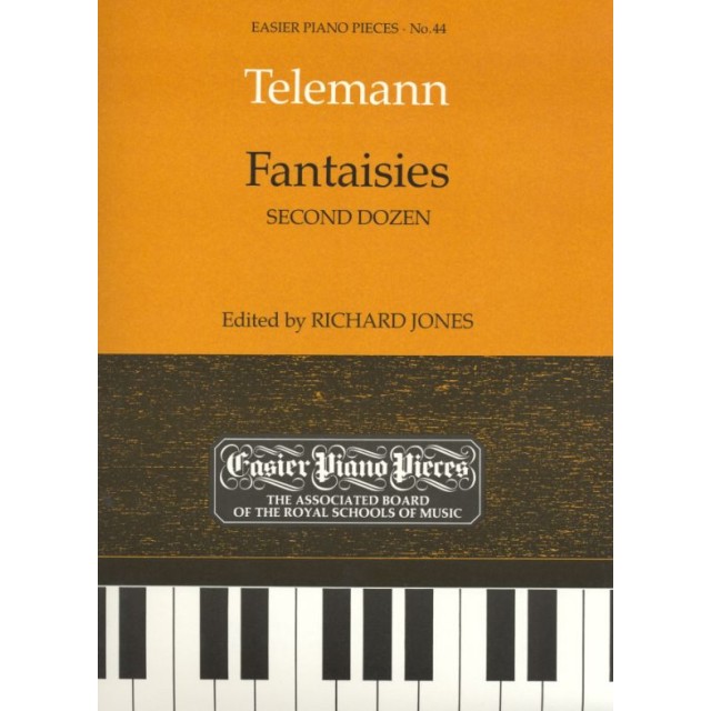 鋼琴簡易小品系列-44.Telemann  Fantaisies Second Dozen