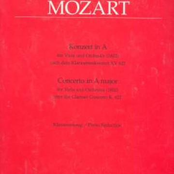 Mozart concerto in A major K.622