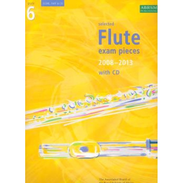 2008-2013長笛考曲 第六級 (Score, Part & CD)