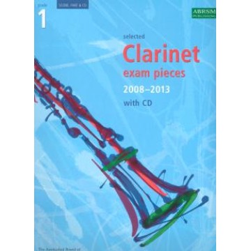 2008-2013年 單簧管考曲 第1級 (Score, Part & CD)