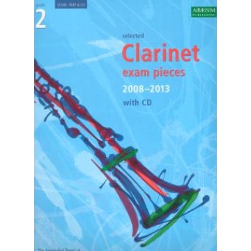 2008-2013年 單簧管考曲 第2級 (Score, Part & CD)