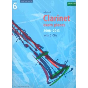 2008-2013年 單簧管考曲 第6級 (Score, Part & CD)