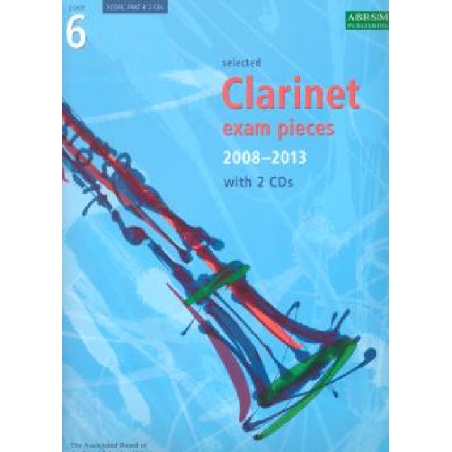 2008-2013年 單簧管考曲 第6級 (Score, Part & CD)
