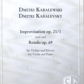 Dmitri Kabalewski Improvisation Op. 21/1 and Rondo Op. 69