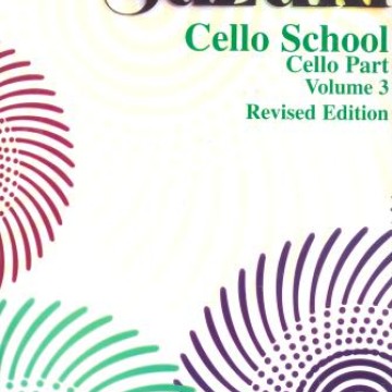 Suzuki Cello School Volume 3