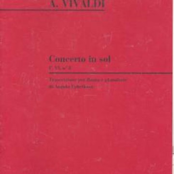A. Vivaldi Concerto in sol F. VI, n. 8
