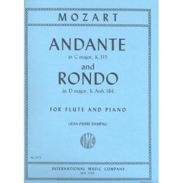 Mozart Andante in C major, K. 315 and Rondo in D major, K. Anh. 184
