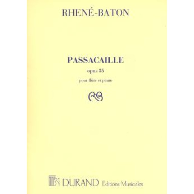Rhene-Baton Passacaille Op. 35