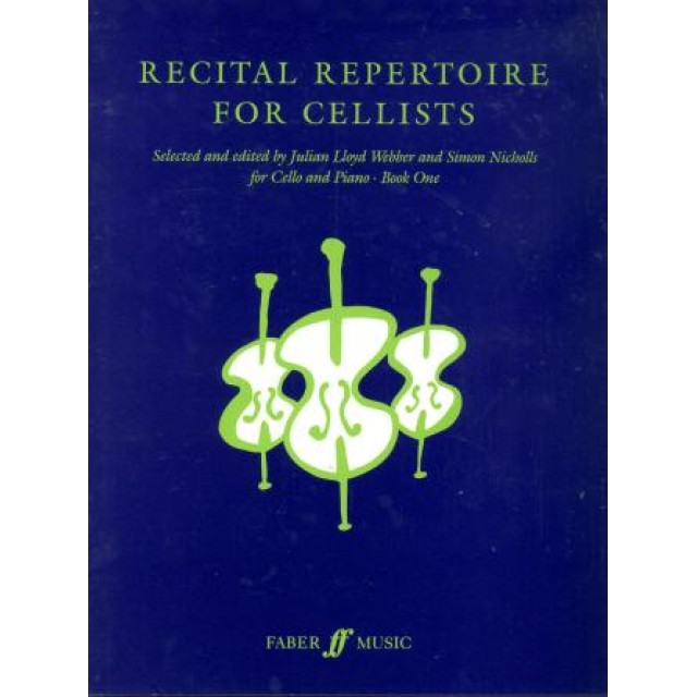 Recital Repertoire for Cellist Book 1