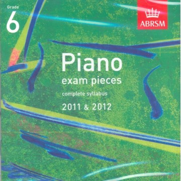 2011-2012鋼琴考曲唱片 第6級
