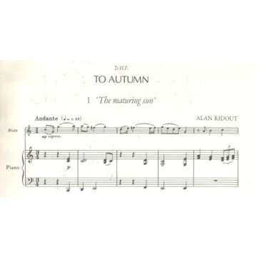 長笛曲 : To Autumn