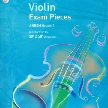 2012-2015 小提琴考曲 第1級 (Score, Part & CD)