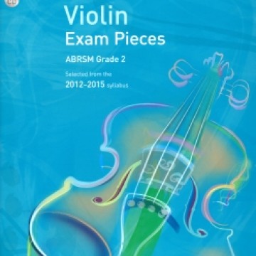 2012-2015 小提琴考曲 第2級 (Score, Part & CD)