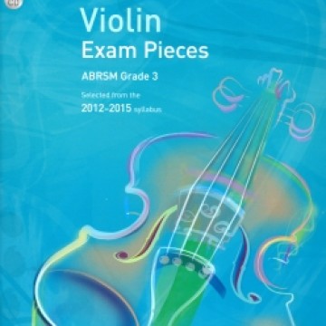 2012-2015 小提琴考曲 第3級 (Score, Part & CD)