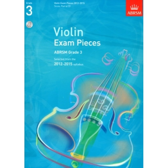 2012-2015 小提琴考曲 第3級 (Score, Part & CD)