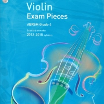 2012-2015 小提琴考曲 第4級 (Score, Part & CD)